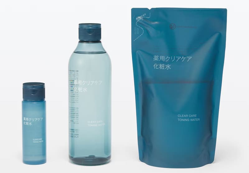 クリアケア化粧水ラインナップ