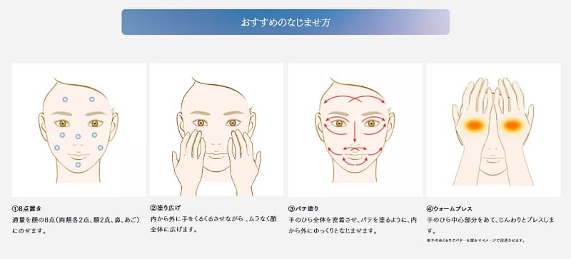 なじませ方