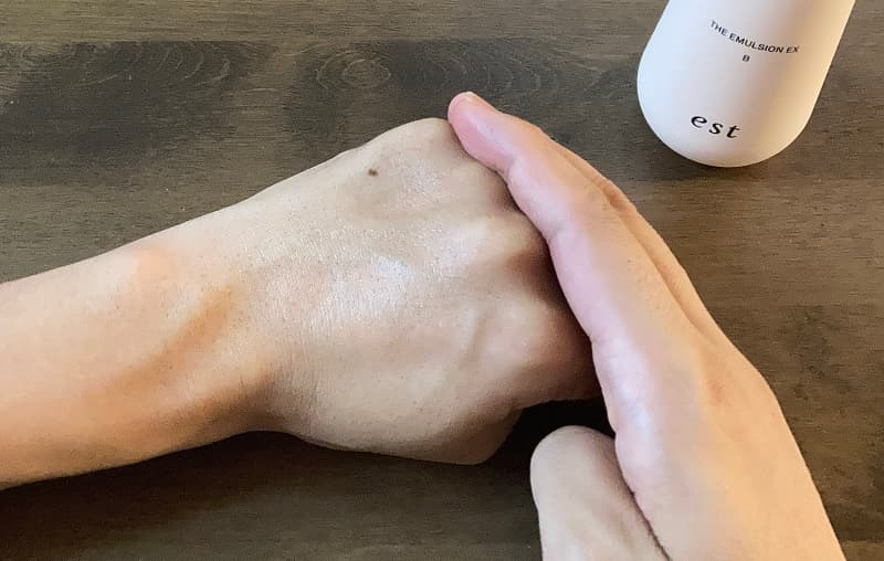 エストエマルジョンなじませ
