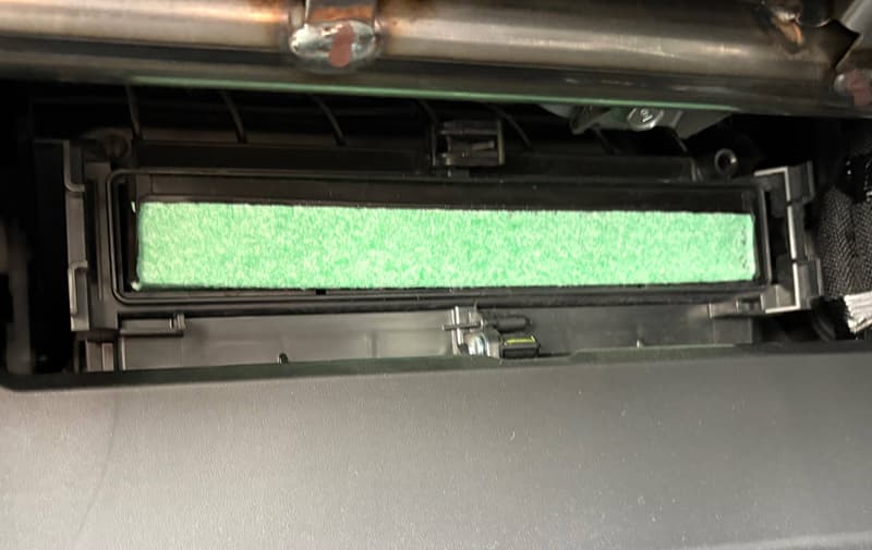 新しいフィルターを入れた後