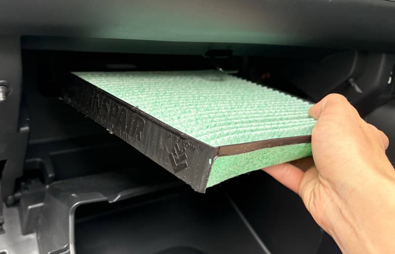 新しいフィルターを入れる