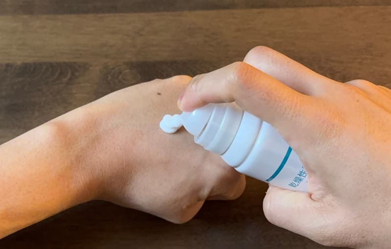 泡美容液の使い方