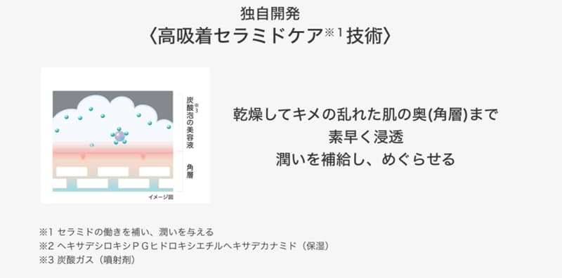 高吸着セラミドケア