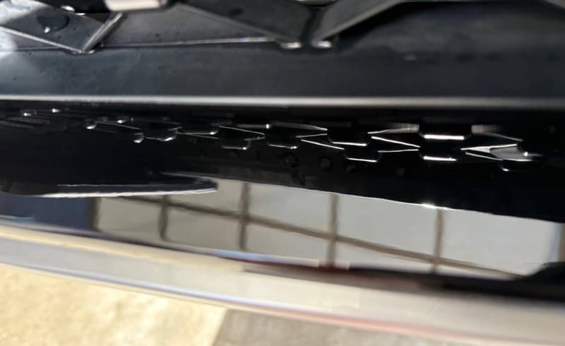 フロントバンパー施工後